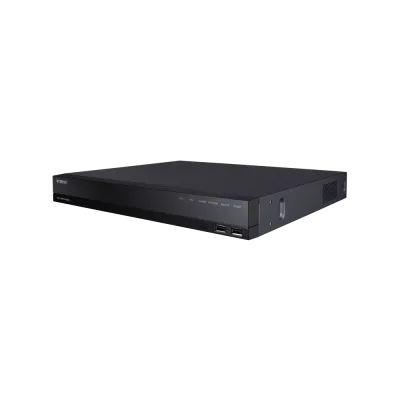 Hanwha - HRX-1634-8TB - 5-in-1 16CH Pentabrid DVR- 8TB Raw Storage, AHD, HDTVI, HDCVI (up to 8MP), Total 18CH(Analog Maximum 16CH and 2 Network Maximum 18CH), Analog Camera up 8MP(15/12fps), 5MP(20/12fps), 4MP(30/25fps), 2MP(30/25fps),1MP(30/25fps), 