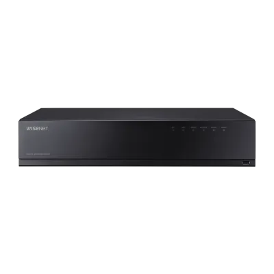 Hanwha - HRX-1635-8TB - 5-in-1 16CH Pentabrid DVR- 8TB Raw Storage, AHD, HDTVI, HDCVI (up to 8MP), Total 18CH(Analog Maximum 16CH and 2 Network Maximum 18CH), Analog Camera up 8MP(15/12fps), 5MP(20/12fps), 4MP(30/25fps), 2MP(30/25fps),1MP(30/25fps), 
