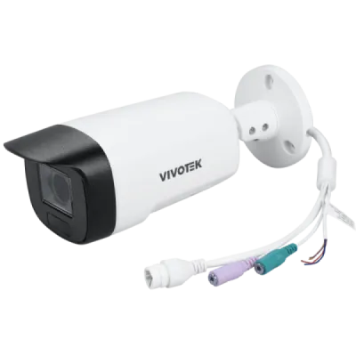 Vivotek - IB9399-EHTV - V-Series 8MP AI IR IP Bullet Cam 4.3-9.8mm P-Iris IP67 IK10