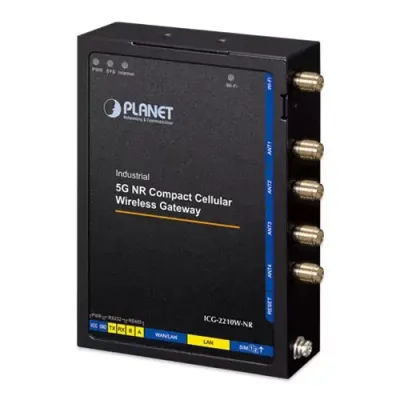 Planet - ICG-2210W-NR-EU - Industrial 5G NR Compact Cellular Wireless Gateway with 2-Port 10/100/1000T
