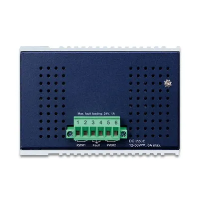 Planet - IGS-1020PTF-12V - IP30 Industrial 8-Port 10/100/1000T 802.3at PoE + 2-Port 100/1000X SFP Ethernet Switch w/ 12V Booster (-40~75 degrees C)