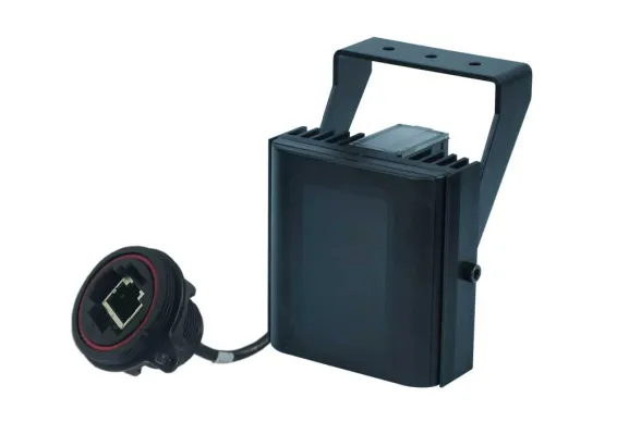 GJD - IM-8-IP - Medium Range 850nm IR LED Clarius IP Enabled PoE+ (.at) Illuminator