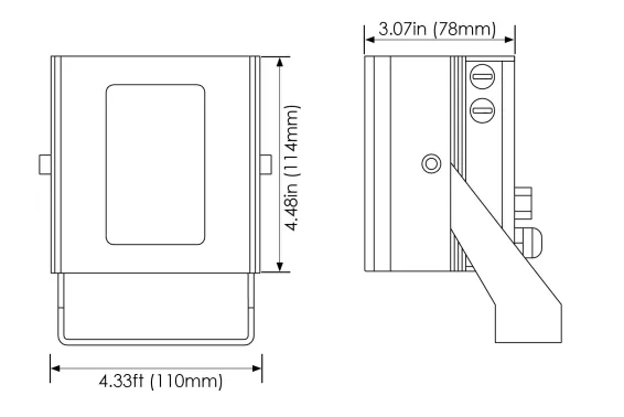 GJD - IM-8-IP - Medium Range 850nm IR LED Clarius IP Enabled PoE+ (.at) Illuminator