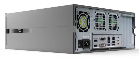 ExacqVision - IP04-02T-DTA - 2TB A-Series IP Desktop recorder Professional server Win10 with 4 IP cameras licenses