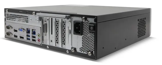 EXACQ - IP08-12T-1QL - IP Desktop Q-Series exacqVision NVR with 8 IP Professional licenses (32 max), 12TB Internal storage. Linux Ubuntu 22.04 LTS OS on SSD, 8GB RAM, Dual 2.5GbE on-board, 4 x USB, 1 x HDMI, 2 x DP, 1 x VGA. Includes mouse and keyboa