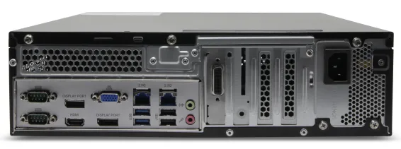 EXACQ - 1608-08T-1QW - Hybrid Desktop Q-Series exacqVision NVR with 8 IP Professional licenses (32 max) and 16 analog channels, 8TB Internal storage. Windows 10 IoT Ent LTSC OS on SSD, 8GB RAM, Dual 2.5GbE on-board, 4 x USB, 1 x HDMI, 2 x DP, 1 x VGA