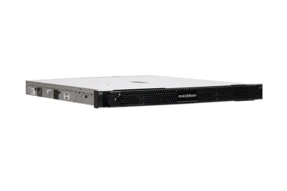 ExacqVision - IP08-48T-R1XL-E - IP 1U Rackmount Redundant X-Series NVR with 8 IP Enterprise Licenses (150 max), 48TB RAID5 Configured Storage (36TB usable). Linux Ubuntu 22.04 LTS OS on Dual SSD RAID1, Redundant Power Supplies, 16GB RAM, Dual 1