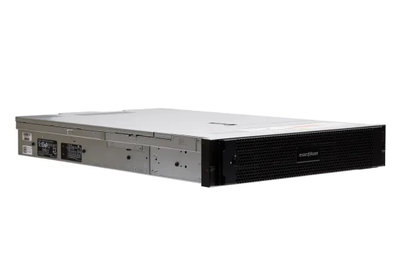 ExacqVision - IP08-96T-R2XL-E - IP 2U Rackmount Redundant X-Series NVR with 8 IP Enterprise Licenses (175 max), 96TB RAID6 Configured Storage (72TB usable). Linux Ubuntu 22.04 LTS OS on Dual SSD RAID1, Redundant Power Supplies, 32GB RAM, Dual 1
