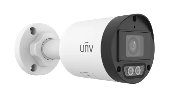 UNV - IPC2124LB-AF28K-DL - UNV 4MP Dual Light Fixed Mini Bullet, 2.8mm, Built-in Mic（No UMD）