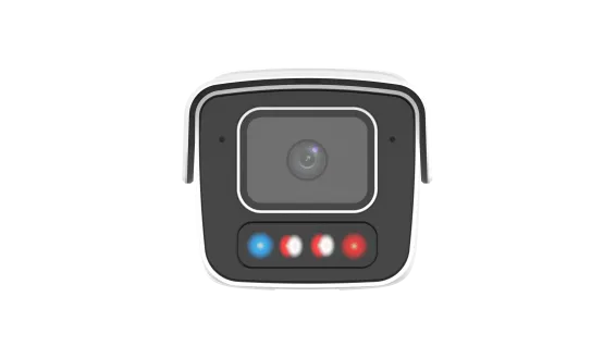Uniview - IPC2B14SE-ADF28KMC-WP-I1 - 4MP Dual-light Bullet Warning Network Camera