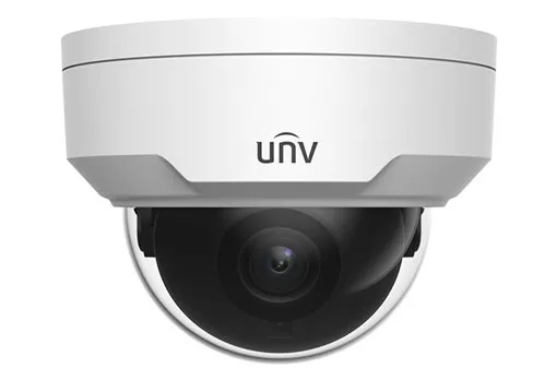 UNV - IPC324SB-DF40K-I0 - UNV 4MP Network Fixed Dome(LightHunter,Premier Protection,4mm,WDR,30m IR,SD Slot,3 Axis,PoE,H.265,Audio,Alarm)