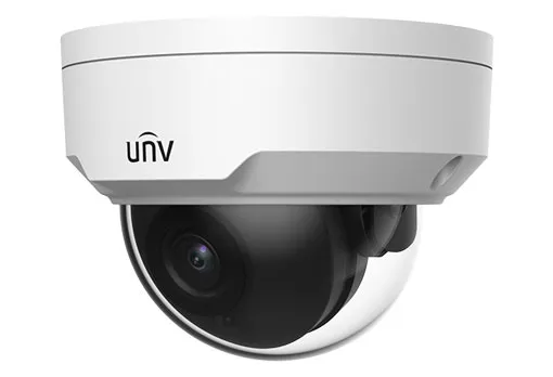 Uniview - IPC324SS-DF40K - UNV 4MP Network Fixed Dome(LightHunter, 4mm,WDR,30m IR,SD Slot,3 Axis,PoE,H.265,Audio,Alarm)