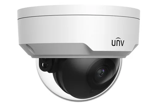 Uniview - IPC324SS-DF40K - UNV 4MP Network Fixed Dome(LightHunter, 4mm,WDR,30m IR,SD Slot,3 Axis,PoE,H.265,Audio,Alarm)