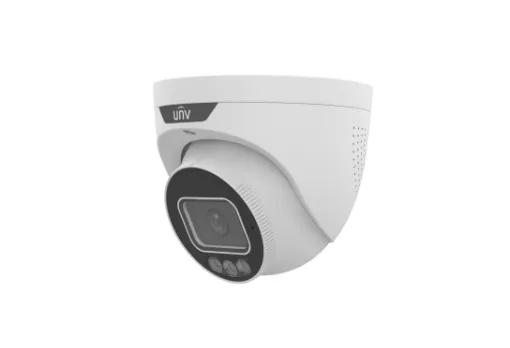 UNV - IPC3634SS-ADF40KMC-I1 - UNV 4MP Tri-guard 2.0 Turret, 4.0mm(F1.0, Red&Blue light, Alarm&Audio I/O)