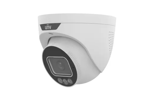 UNV - IPC3638SS-ADF40KMC-I1 - UNV 8MP Tri-guard 2.0 Turret(F1.0, Red&Blue light, Alarm&Audio interfaces)