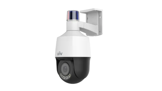 UNV - IPC6314LWH-AX5C-VG2 - UNV 4MP Active Deterrence Wise-ISP Plastic PTZ Camera (2.7mm-13.5mm,Audio&Alarm, Two-Way Audio, Starlight, Auto Tracking)