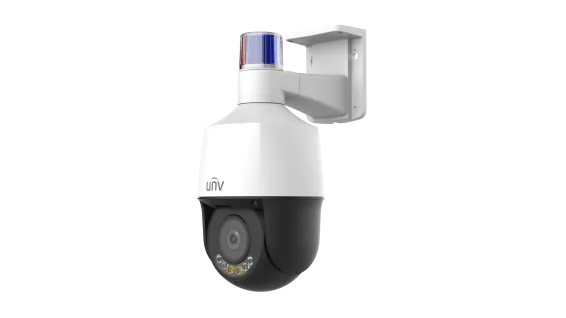 UNV - IPC6325LFW-AX5C-VG - UNV 5MP Active Deterrence Metal PTZ Camera (2.7mm-13.5mm,Audio&Alarm, Two-Way Audio, Starlight, Auto Tracking)