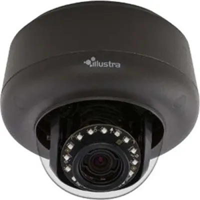 ExacqVision - IPS02D2ISBTT -  Illustra Pro 2MP Mini-Dome, 3-9mm, Indoor, Vandal, Smoked Bubble, Black Housing, TDN, TWDR