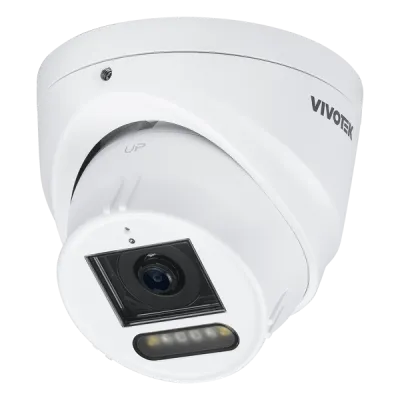 Vivotek - IT9383-HVW - C-Series 5MP Outdoor AI Turret IP Cam Dual-Light 2.8mm