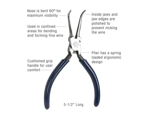 Jonard Tools - JIC-3385 - Curved Needle Nose Plier
