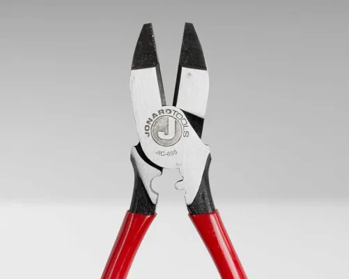 Jonard Tools - JIC-685 - Linesman's Plier W/ Fish Tape Puller & Crimper