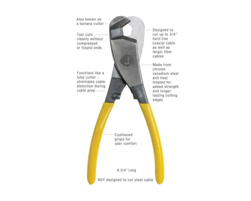 Jonard Tools - JIC-750 - 3/4" Coax Cable Cutter