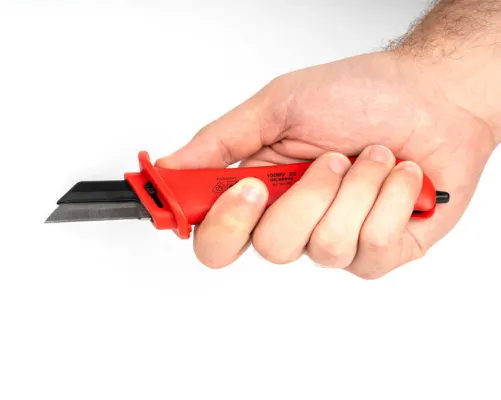 Jonard Tools - KN-300INS - Insulated Cable Dismantling Knife with Blade Guard