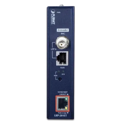Planet - LRP-201-KIT - Industrial 1-Port 10/100/1000T Ultra PoE + 1-Port Coax/UTP Long Reach PoE Kit (LRP-201ET + LRP-201HT)