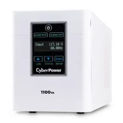 CYBERPOWER - M1100XL - CyberPower Medical Grade 1100VA/880W UPS 120V (6) NEMA 5-15R-HG Outlets, NEMA 5-15P-HG Plug, SNMP Slot, Extended Battery Option, Tested to 60601-1, 3Yr Warranty