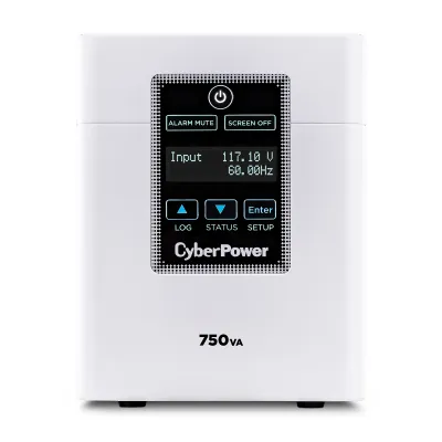 CYBERPOWER - M750L - CyberPower Medical Grade 750VA/600W UPS, 120V, (6) NEMA 5-15R-HG Outlets, NEMA 5-15P-HG Plug, SNMP Slot, Tested to 60601-1, 3Yr Warranty
