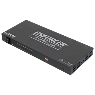 SECO-LARM - MVD-AH18-01Q - 4K HDMI Splitter - 8 HDMI Outputs