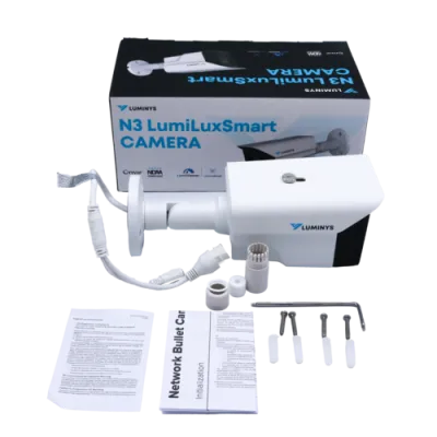 Luminys - N3B-4LA2 - N3-L Starter Series 4MP LumiLuxSmart IP Standard Size Bullet 2.8 mm, IR and White-light LEDs