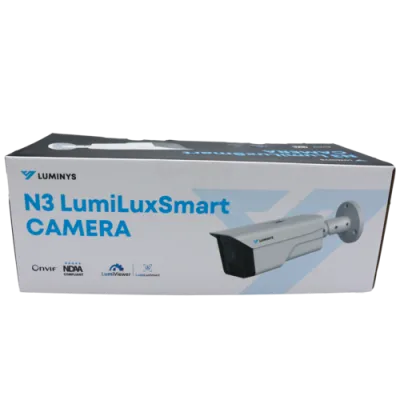 Luminys - N3B-8LAV - N3-L Starter Series 8MP LumiLuxSmart IP Standard Size Bullet 2.7-13.5 mm, IR, White-light LEDs, and Dual-mode