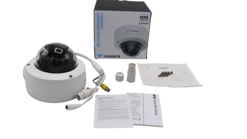 Luminys - N5D-4LAV - N5-L Mainstream Series 4MP LumiLuxSmart IP Standard Size Dome 2.7-12 mm, IR, White-light LEDs, and Dual-mode