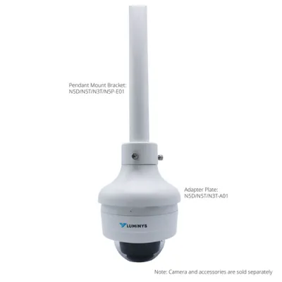 Luminys - N5D-4LAVC - LumiCloud N5 Direct-to-Cloud Camera, 4MP LumiLuxSmart IP Dome 2.7-12 mm, IR, White-light LEDs, and Dual-mode