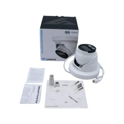 Luminys - N5T-8CA2 - N5-C Mainstream Series 8MP LumiColor IP Standard Size Turret 2.8 mm, White-light LEDs