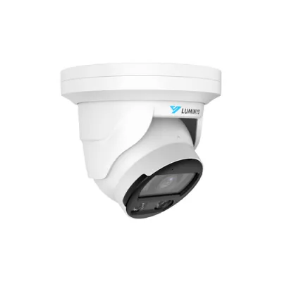 Luminys - N5T-12LA2 - 12MP Network LumiLuxSmart Series Turret Camera with 2.8 mm Lens, IR, White-light LEDs, Dual-mode