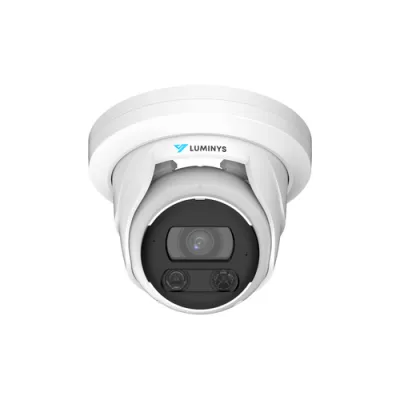 Luminys - N5T-8DA2 - N5-D Mainstream Series 8MP LumiDeterrent IP Standard Size Turret 2.8 mm, IR, White-light LEDs, and Dual-mode, Flashing Lights