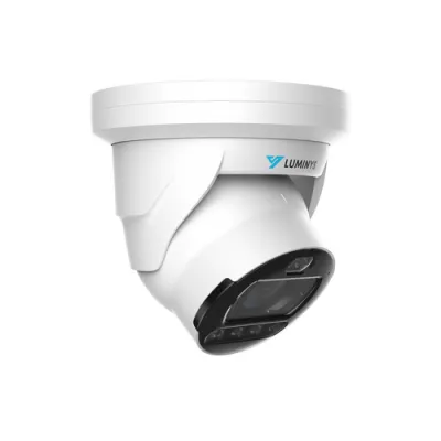Luminys - N5T-8DAV - N5-D Mainstream Series 8MP LumiDeterrent IP Standard Size Turret 2.7-13.5mm, IR, White-light LEDs, and Dual-mode, Flashing Lights