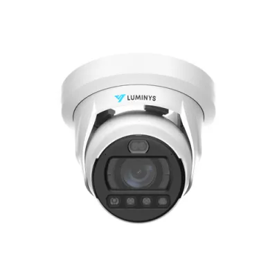 Luminys - N5T-8DAV - N5-D Mainstream Series 8MP LumiDeterrent IP Standard Size Turret 2.7-13.5mm, IR, White-light LEDs, and Dual-mode, Flashing Lights
