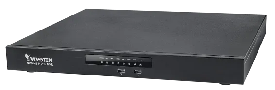 Vivotek - ND9441 - H.265 NVR, 16-Channel, 4xHDD, Dual Lan, VAST VMS