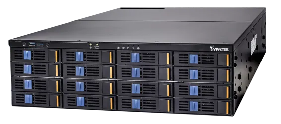 Vivotek - NR9782-V2 - 128-Channel H.265 16xHDD 3U Rackmount Dual GbE NVR