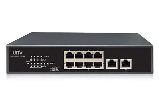 Uniview - NSW2010-10T-POE-IN - Ethernet 8 Port PoE Switch