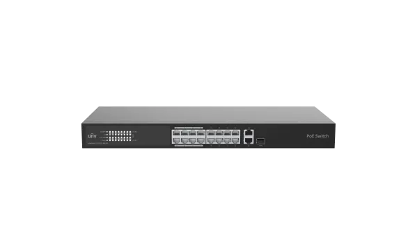 UNV - NSW3000-16T1GT1GC-POE-IN - Ethernet 16 Port 250W Cloud Managed Ethernet PoE Switch