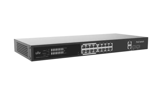 UNV - NSW3000-17GT1GP1GC-POE-IN - 16 Giga Port 250W Cloud Managed Ethernet PoE Switch
