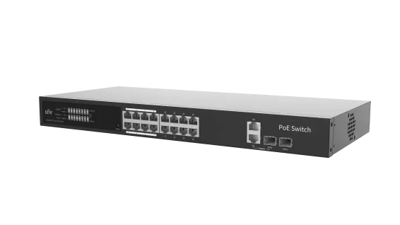 UNV - NSW3000-17GT1GP1GC-POE-IN - 16 Giga Port 250W Cloud Managed Ethernet PoE Switch