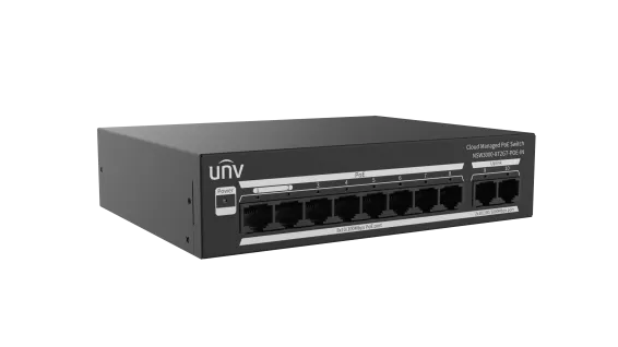 UNV - NSW3000-8T2GT-POE-IN - Ethernet 8 Port 120W Cloud Managed Ethernet PoE Switch