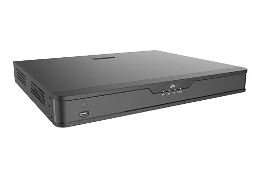 UNV - NVR302-16Q - 2 HDDs 16-ch 16 PoE 1U Network Video Recorder