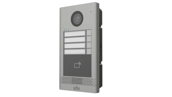 UNV - OEU-202S-HMK4 - Villa Door Station (Metal, 4-button)