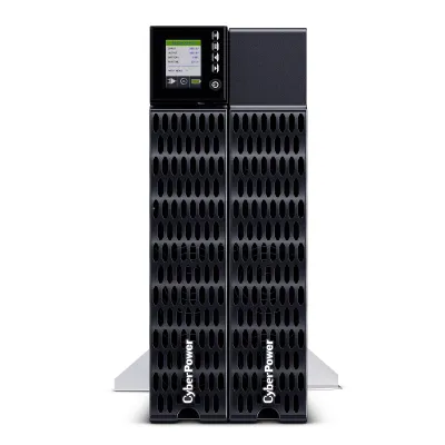 CYBERPOWER - OL10KRTHD - 10KVA/10KW, High Density, Online Double-Conversion, PF=1, 4U rack/tower, 200-240V Input Hardwire, 200-240V Output, 4 NEMA L6-20R, 2 NEMA L6-30R, Color Matrix LCD, USB, Serial, EPO, Optional RMCARD205, 3 year warranty